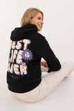Chic Women's Casual Hoodie with Stylish Prints & Pockets