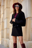 Elegant Mini Skirt with Stylish Side Zipper Closure
