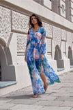 Elegant Maxi Dress with Flowing Cut and Stylish Details