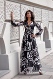 Chic Maxi Dress with Flowy Design and Elegant Details