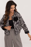 Stylish Quilted Transitional Jacket with Floral Accents