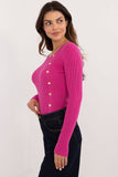 Chic Women's Casual Sweater with Decorative Buttons