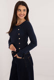 Elegant Casual Women's Sweater with Decorative Buttons