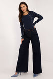 Elegant Casual Women's Sweater with Decorative Buttons