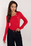 Stylish Women's Casual Sweater with Decorative Buttons