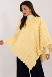 Versatile Casual Poncho with Unique Textured Design