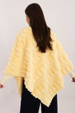 Versatile Casual Poncho with Unique Textured Design