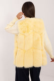 Elegant Soft Polyester Fur Vest with Pockets for All Seasons