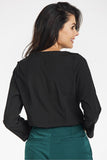 Chic V-Neck Blouse with Ruffles for Elegant Styling