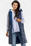 Elegant Double-Sided Hooded Zippered Vest for All Occasions