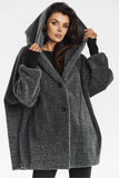 Chic Hooded Kimono Coat for Effortless Autumn Elegance
