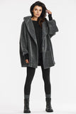 Chic Hooded Kimono Coat for Effortless Autumn Elegance