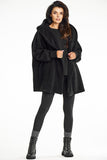 Hooded Kimono Coat - Elegant Comfort for Autumn Days