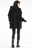 Hooded Kimono Coat - Elegant Comfort for Autumn Days