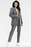 Elegant Striped Loose Fit Jacket for Stylish Outfits