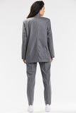 Elegant Striped Loose Fit Jacket for Stylish Outfits