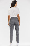 Chic Gray Pinstripe Cigarette Pants for Effortless Style