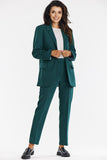 Chic Green Loose-Fit Jacket for Effortless Style