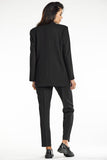 Chic Black Loose-Fit Jacket for Effortless Elegance