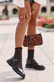 Stylish Eco Leather Women's Half Shoes with Adjustable Strap