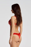 Enchanting Red Lingerie Set for Sensual Elegance