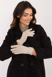 Insulated Women's Gloves with Touchscreen and Decorative Buttons
