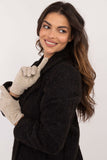Insulated Women's Gloves with Touchscreen and Decorative Buttons