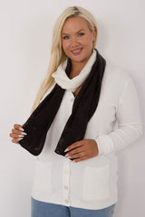 Elegant Openwork Scarf for Stylish Cold Weather Wear - beige / one-size-fits-all