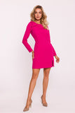 Elegant Mini Dress with Slit and Bow Detail for Any Occasion