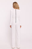 Chic Women's Jumpsuit with Elegant Design and Stylish Zipper