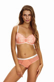 Chic Lace Push-Up Bra with Removable Padding and Bow Detail