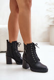 Elegant Eco Leather Booties with Insulated Comfort and Style
