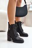 Elegant Eco Leather Booties with Insulated Comfort and Style