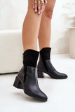 Eco Leather Women's Stiletto Boots with Insulated Comfort