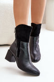Eco Leather Women's Stiletto Boots with Insulated Comfort