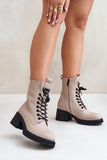 Stylish Women's Leather Boots with Insulated Comfort