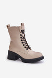 Stylish Women's Leather Boots with Insulated Comfort