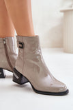 Elegant Eco Leather Stiletto Boots with Insulated Comfort