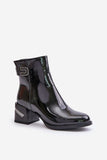 Chic Eco Leather Stiletto Boots with Insulated Comfort