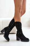 Chic Eco-Suede Women's Boots with Insulated Comfort
