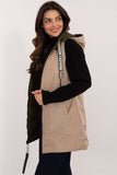 Stylish Double-Sided Quilted Vest with Hood and Pockets