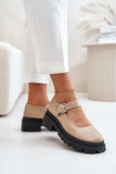 Eco Leather Women's Half Shoes with Adjustable Strap