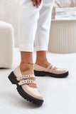 Chic Eco Leather Women's Half Shoes with Adjustable Straps
