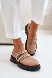 Chic Eco Leather Women's Half Shoes with Adjustable Straps