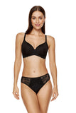 Elegant Lace-Trimmed Seamless Bra for Everyday Comfort