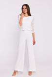 Chic Lace-Top Jumpsuit for Elegant Special Occasions