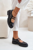 Chic Women's Half-Shoes with Adjustable Straps and Comfort