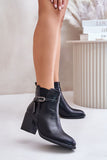 Stylish Eco Leather Women's Boots with Insulation and Zipper