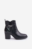 Stylish Eco Leather Women's Boots with Insulation and Zipper