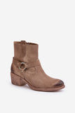 Chic Suede Women's Boots with Insulated Felt Lining